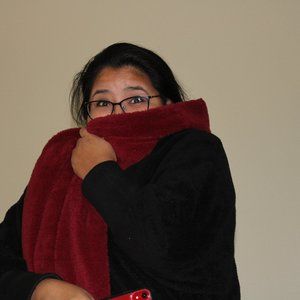 SHEIN teddy bear open coat